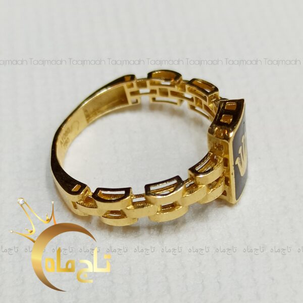 انگشتر مردانه رولکس طلا تاج ماه - Image 3